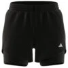 ADIDAS Women's Min 2in1 Shorts - Laufshorts -Rip Curl-Laden adidas womens min 2in1 shorts laufshorts