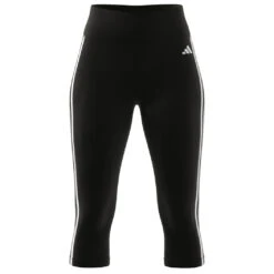 ADIDAS Women's Training Essentials 3-Stripes 3/4 Tights - Leggings -Rip Curl-Laden adidas womens training essentials 3 stripes 3 4 tights leggings detail 3