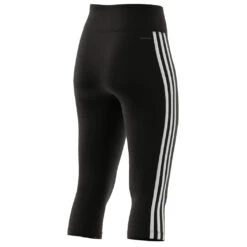 ADIDAS Women's Training Essentials 3-Stripes 3/4 Tights - Leggings -Rip Curl-Laden adidas womens training essentials 3 stripes 3 4 tights leggings detail 4