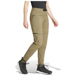 ADIDAS Women's Utilitas ZO Pants - Zip-Off Hose -Rip Curl-Laden adidas womens utilitas zo pants zip off hose detail 4