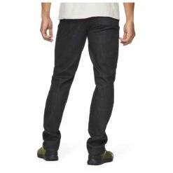 Black Diamond Wool Denim Pants - Jeans -Rip Curl-Laden black diamond wool denim pants jeans detail 3
