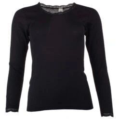 Engel Women's Shirt L/S Mit Spitze - Merinounterwäsche
