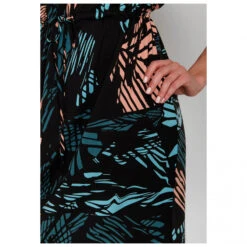 Women's Black Palm Hop Dress - Kleid -Rip Curl-Laden greenbomb womens black palm hop dress kleid detail 4