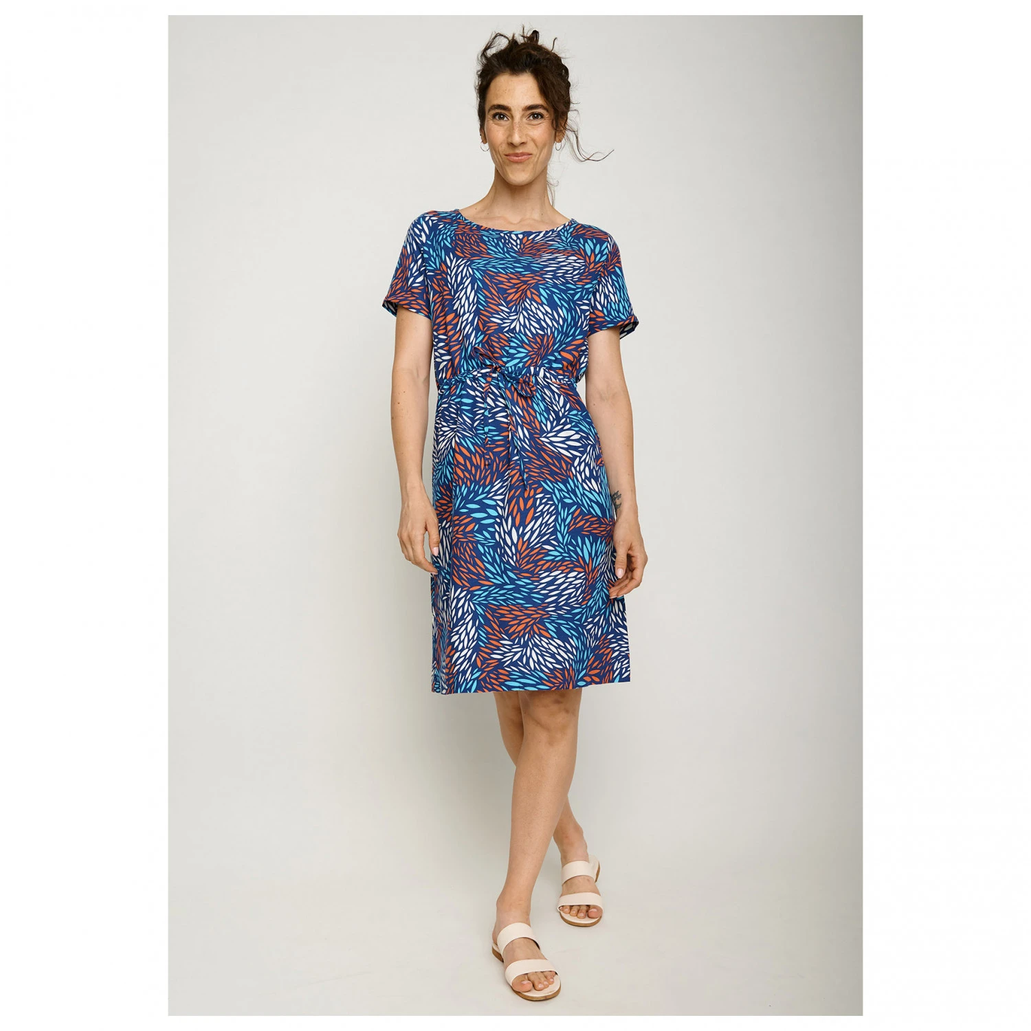 Women's Sparkling Leaves Hop Dress - Kleid 4 Women's Sparkling Leaves Hop Dress - Kleid – Bild 2