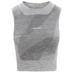 Icebreaker Women's Zoneknit Cropped Bra-Tank Geodetic - Sport-BH