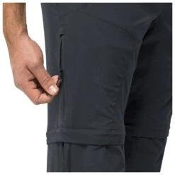 Jack Wolfskin Glastal Zip Away Pants - Zip-Off Hose -Rip Curl-Laden jack wolfskin glastal zip away pants zip off hose detail 4