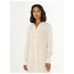 KnowledgeCotton Apparel Women's Classic Linen Dress - Kleid -Rip Curl-Laden knowledgecotton apparel womens classic linen dress kleid detail 3