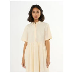 KnowledgeCotton Apparel Women's Seersucker - Kleid -Rip Curl-Laden knowledgecotton apparel womens seersucker kleid detail 3