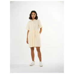 KnowledgeCotton Apparel Women's Seersucker - Kleid -Rip Curl-Laden knowledgecotton apparel womens seersucker kleid detail 5