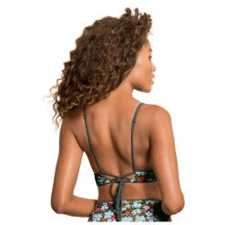 Maaji Women's Crocodile Green Parade - Bikini-Top -Rip Curl-Laden maaji womens crocodile green parade bikini top detail 4