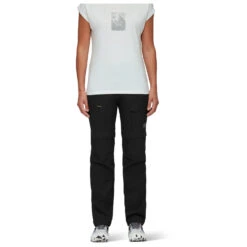 Mammut Women's Zinal Hybrid Zip Off Pants - Zip-Off Hose -Rip Curl-Laden mammut womens zinal hybrid zip off pants zip off hose detail 3