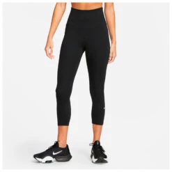 Nike Women's One High-Rise Cropped Leggings -Rip Curl-Laden nike womens one high rise cropped leggings detail 3