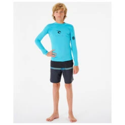 Rip Curl Boy's Corps L/S Rash Vest - Lycra -Rip Curl-Laden rip curl boys corps l s rash vest lycra detail 4