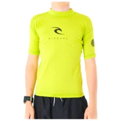 Rip Curl Boy's Corps S/S Rash Vest - Lycra -Rip Curl-Laden rip curl boys corps s s rash vest lycra 2