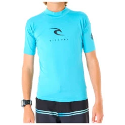 Rip Curl Boy's Corps S/S Rash Vest - Lycra