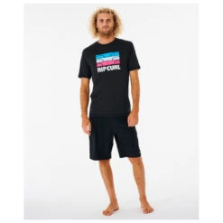 Rip Curl Surf Revival Peak Tee - Lycra -Rip Curl-Laden rip curl surf revival peak tee lycra detail 4