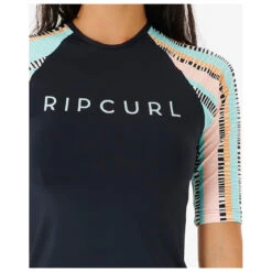 Rip Curl Women's Ripple Effect UPF S/S Top - Lycra -Rip Curl-Laden rip curl womens ripple effect upf s s top lycra detail 5