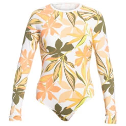 Roxy Women's Onesie L/S Printed Mix Solid - Lycra