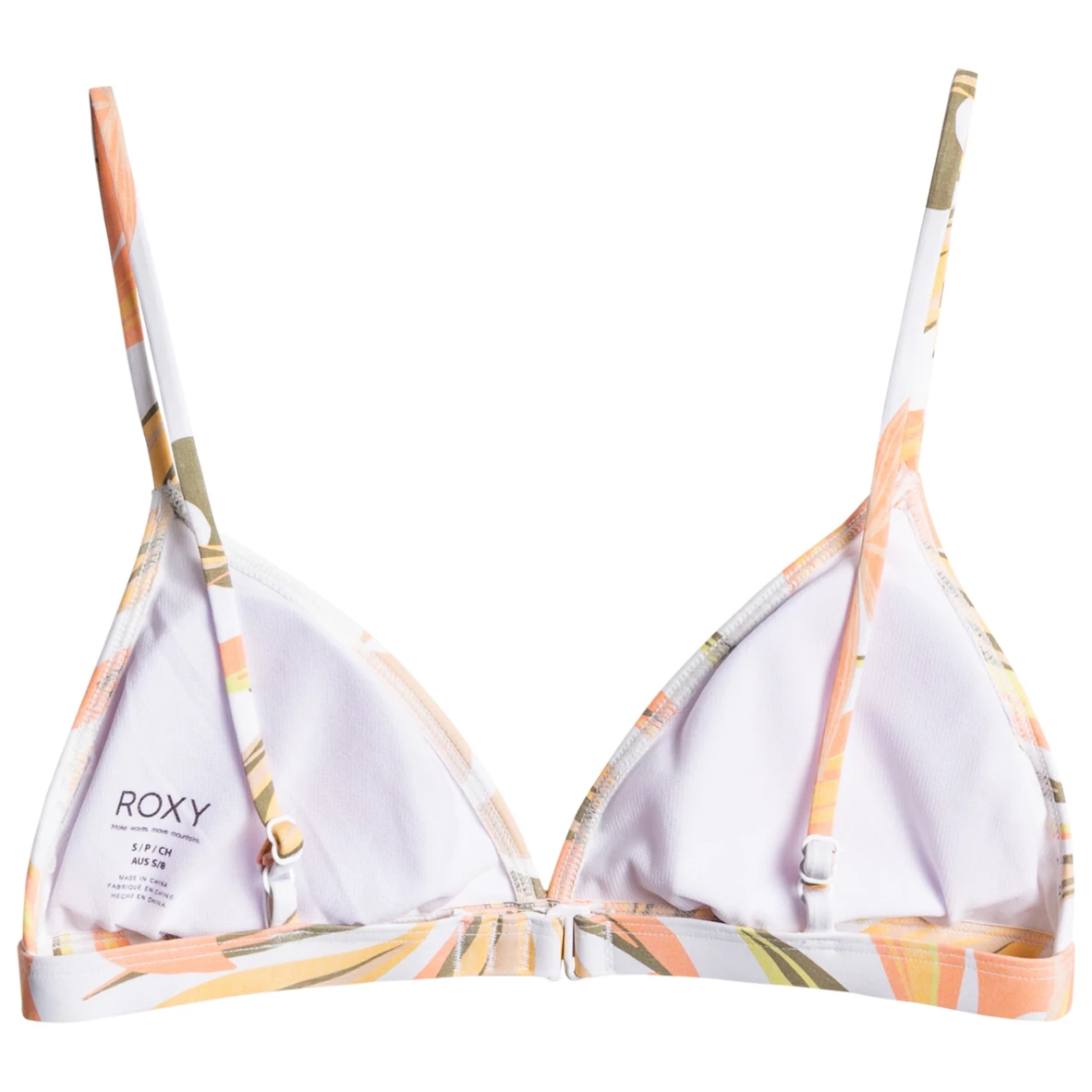 Roxy Women's Printed Beach Classics Fixed Tri - Bikini-Top 4 Roxy Women's Printed Beach Classics Fixed Tri - Bikini-Top – Bild 2