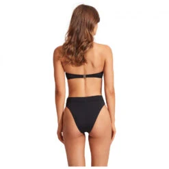 Seafolly Women's Collective Bustier Bandeau - Bikini-Top -Rip Curl-Laden seafolly womens collective bustier bandeau bikini top detail 5