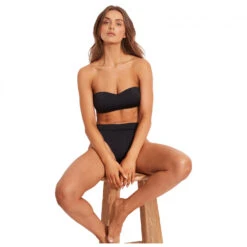 Seafolly Women's Collective Bustier Bandeau - Bikini-Top -Rip Curl-Laden seafolly womens collective bustier bandeau bikini top detail 7