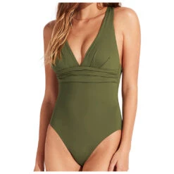Seafolly Women's Collective Cross Back One Piece - Badeanzug -Rip Curl-Laden seafolly womens collective cross back one piece badeanzug bf 2