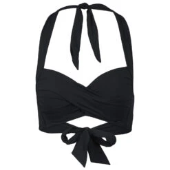 Seafolly Women's Collective Twist Soft Cup Halter - Bikini-Top -Rip Curl-Laden seafolly womens collective twist soft cup halter bikini top 1