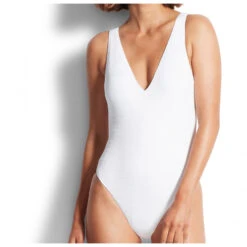 Seafolly Women's Sea Dive Deep V Neck One Piece - Badeanzug -Rip Curl-Laden seafolly womens sea dive deep v neck one piece badeanzug 2