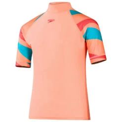 Speedo Kid's Printed S/S Sun Top - Lycra 9 Speedo Kid's Printed S/S Sun Top - Lycra -Rip Curl-Laden speedo kids printed s s sun top lycra 1