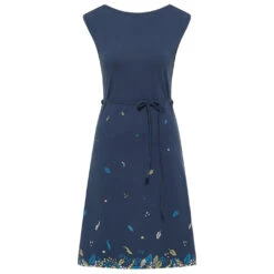 Women's Jersey-Kleid Mit Kordel - Kleid