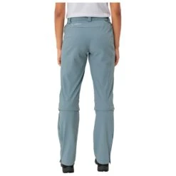 VAUDE Women's Farley Stretch Capri T-Zip Pants III - Zip-Off Hose -Rip Curl-Laden vaude womens farley stretch capri t zip pants iii zip off hose detail 4