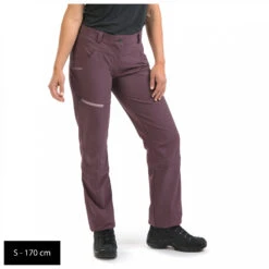 VAUDE Women's Itri Capri Zip Off Pants - Zip-Off Hose -Rip Curl-Laden vaude womens itri capri zip off pants zip off hose detail 10