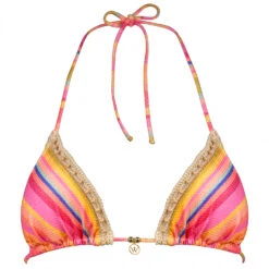 Watercult Women's Dopamine Stripe Bikini Top 7068 - Bikini-Top
